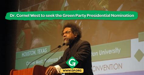 Cornel West discusses his presidential campaign - www.gp.org