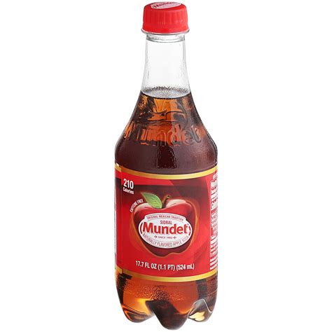 Sidral Mundet Apple Soda 17.7 fl. oz. - 24/Case