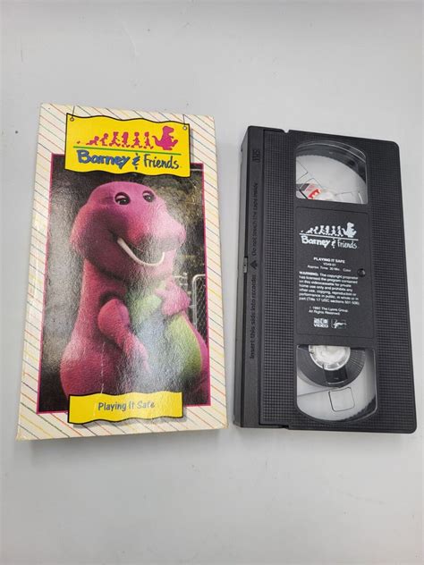 Barney and Friends Playing It Safe VHS Tape 1992 Time Life Video the Lyons Group - Etsy