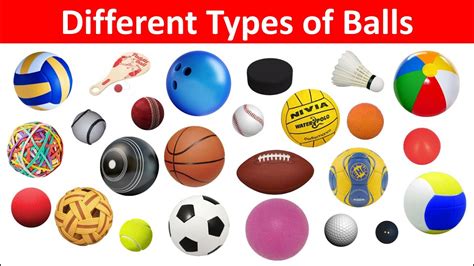 Different Types of Ball | Types of Balls | Learn Different Ball Names | Ball Vocabulary - YouTube