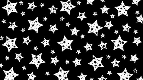 Small Big White Stars In Black Background HD Tumblr Wallpapers | HD ...