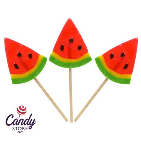 Watermelon Farms Watermlon Slices Lollipops - 24ct