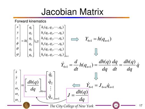 PPT - Inverse Kinematics Jacobian Matrix Trajectory Planning PowerPoint ...