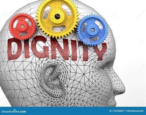 Dignity And Human Mind - Pictured As Word Dignity Inside A Head To ...