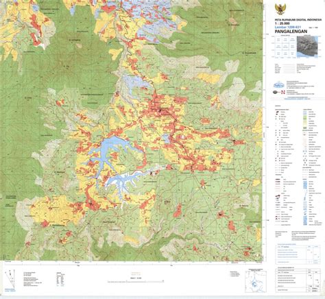 Pangalengan (1208-631) Map by Badan Informasi Geospasial | Avenza Maps