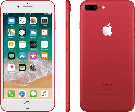 Apple iPhone 7 Plus 256GB (PRODUCT)RED (AT&T) MPR52LL/A - Best Buy