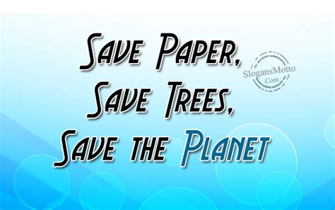 Save Paper Slogans - Page 2