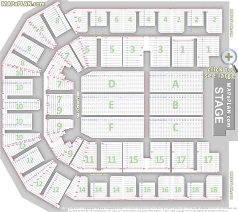 Liverpool Echo Arena seat numbers detailed seating plan - MapaPlan.com