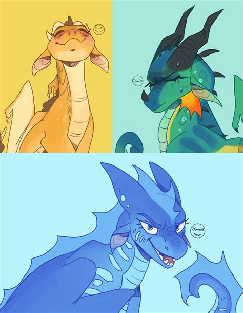 the main girls by spxces on DeviantArt | Wings of fire dragons, Fire ...