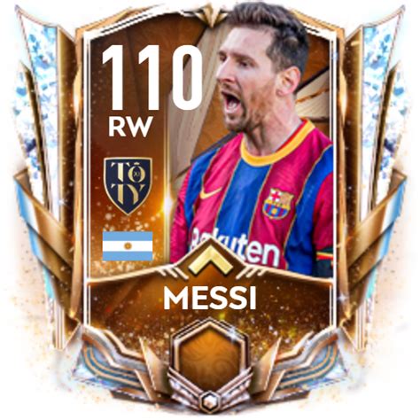 FIFA Mobile UTOTY 12: Player Messi 110 OVR