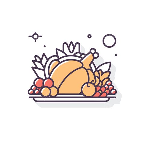 Line Thanksgiving Icon Vector, Thansgiving, Lineal Icon, Flat Icon PNG and Vector with ...