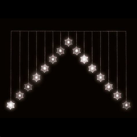 Snowflake V Curtain Light LED - Beechmount Garden Centre