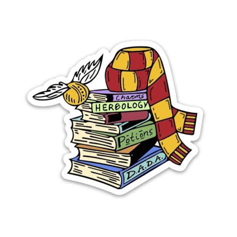 Gryffindor Scarf - Harry Potter Sticker | Harry potter stickers, Harry ...