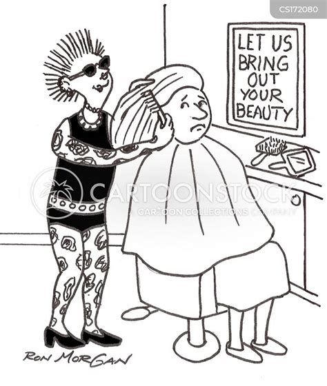 Hair Salon Cartoons and Comics - funny pictures from CartoonStock