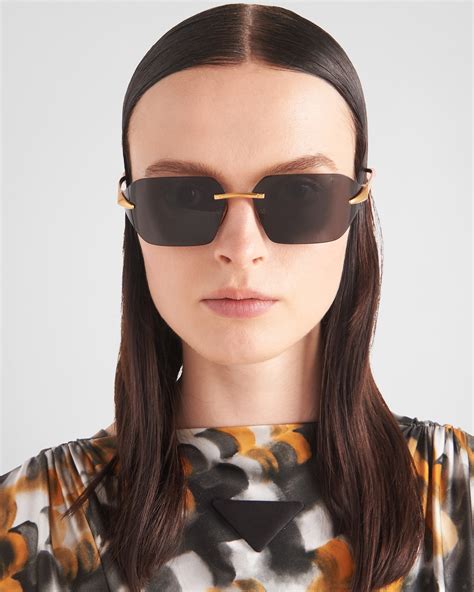 Slate Gray Lenses Runway Sunglasses | PRADA