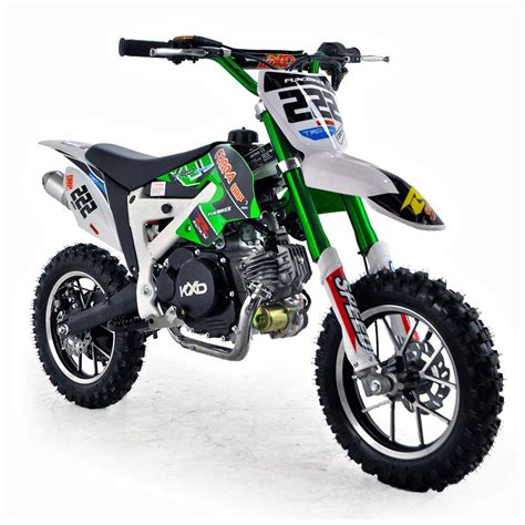 Cobra 4S 50cc 62cm Green Kids Mini Dirt Bike | Fics Motorcycles