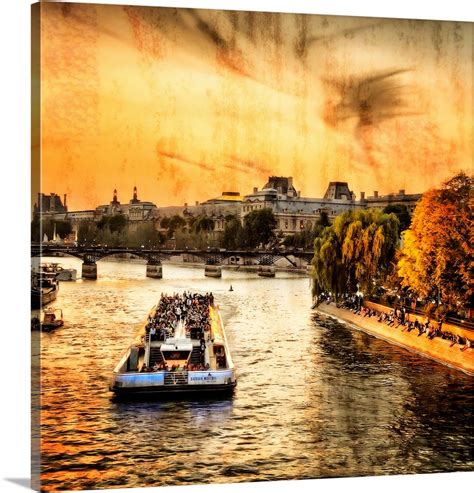 River Seine at Sunset II Wall Art, Canvas Prints, Framed Prints, Wall ...