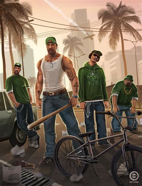 GTA San Andreas by EmilGoska on DeviantArt Grand Theft Auto Artwork ...