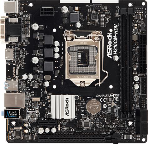 Asrock H310CM-HDV - Motherboard Specifications On MotherboardDB