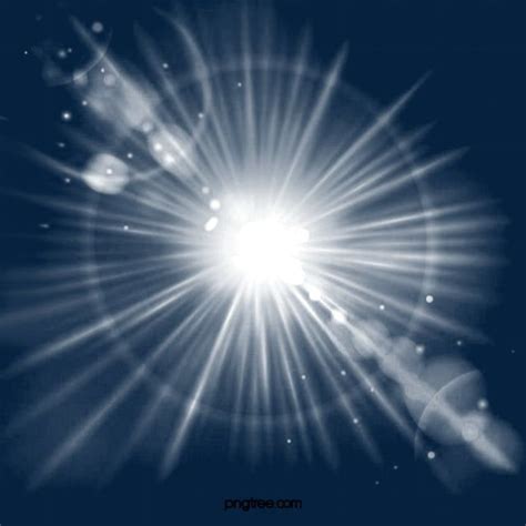 Sun Light Flare PNG Picture, Hand Painted Sun White Light Flare, White, Creative, Hand Painted ...