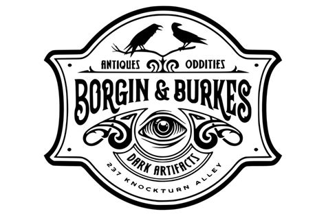 Borgin Burkes SVG PNG JPEG Borgin Burkes Logo Borgin - Etsy