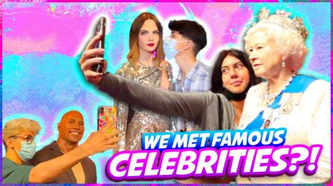 We Met Famous Celebrities at Madame Tussauds - YouTube