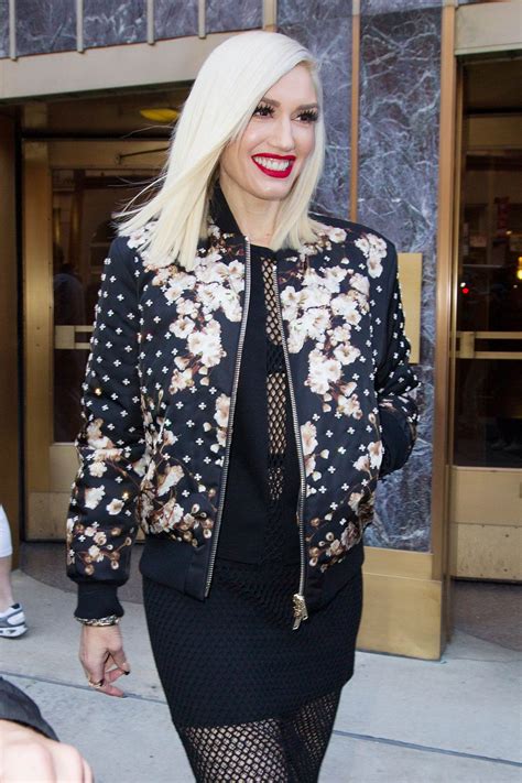 Gwen Stefani Style - Leaving Z100 Studios in New York City, December 2015