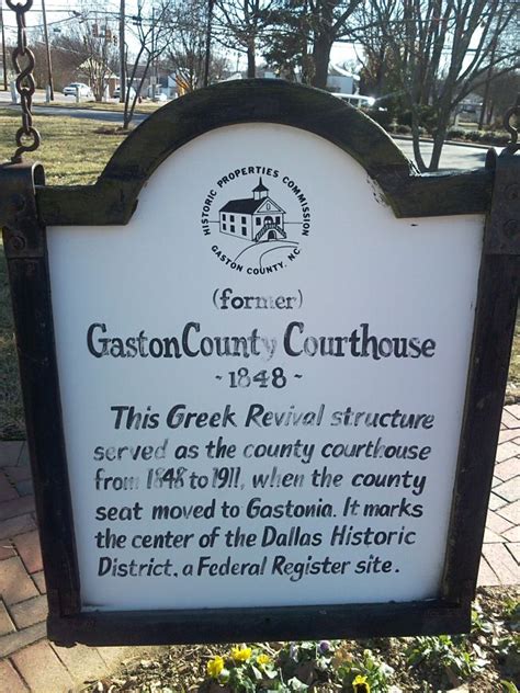 Historic Gaston County Courthouse (1848) - Dallas, NC | North carolina ...