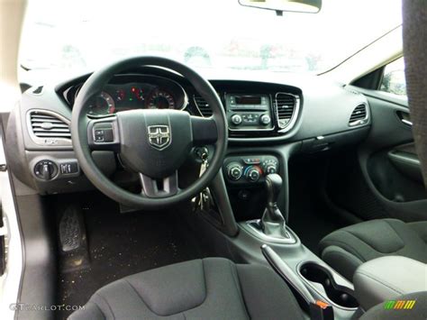 Black Interior 2013 Dodge Dart SE Photo #71855851 | GTCarLot.com