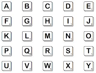 3rd Grade Thoughts: Word Work: Scrabble Tile Spelling