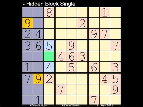 How to Solve Washington Post Sudoku Five Star 21 May, 2023 - YouTube