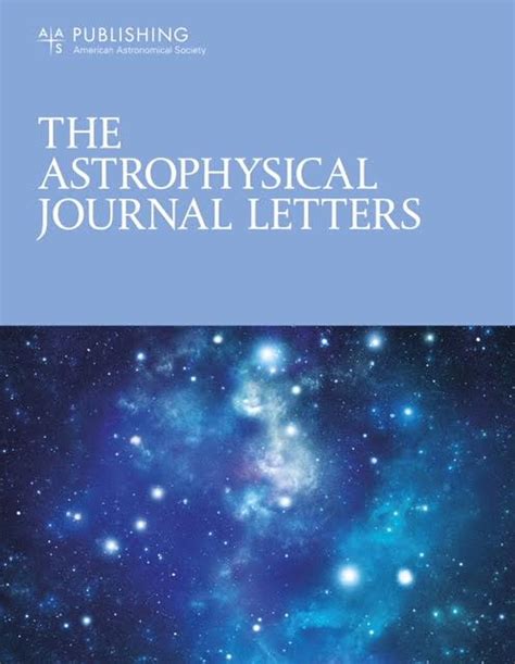 Astrophysical Journal Letters - AAS Journals