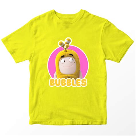 Oddbods Bubbles T-Shirt, Merch, 100% Cotton, Boy Girl 1-10, Cartoon Printed, Casual Clothes ...