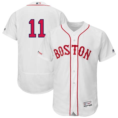 Men's Boston Red Sox Rafael Devers Majestic White Alternate Authentic ...