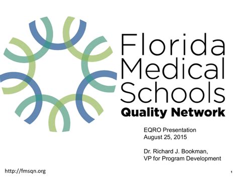 Florida Medical Schools Quality Network (PowerPoint)