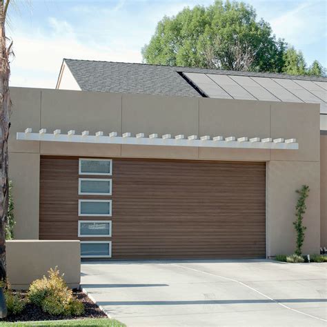 Custom-Designed Contemporary Garage Doors & Entry Door Design in the ...