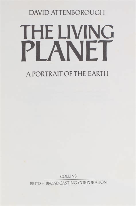 The Living Planet: A Portrait of the Earth. - Raptis Rare Books | Fine ...