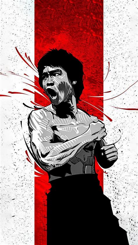 Bruce lee vector art Wallpapers Download | MobCup