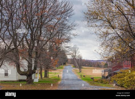 USA, Pennsylvania, Eckley, Eckley Miners Village, fomer mining village Stock Photo - Alamy