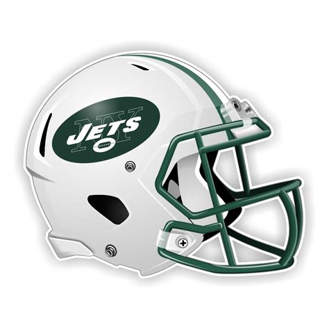 New York Jets Football Helmet Precision Cut Decal / Sticker