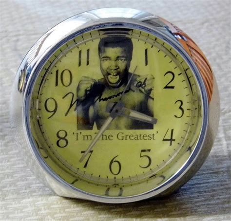 Vintage Muhammed Ali "I'm The Greatest" Manual Wind Alarm Clock by Westclox, Model 10078, Made ...
