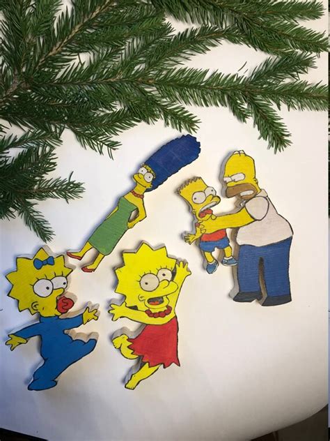 The Simpsons Christmas tree toy | Etsy