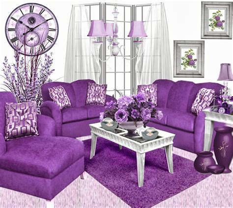 Purple Living Room Idea — Freshouz Home & Architecture Decor