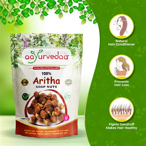 Aritha Soap Nuts 100gm – Natural hair growth and remove Dandruff ...