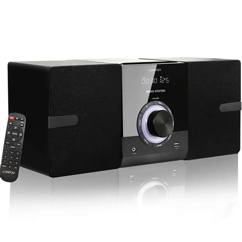 Buy Micro Hi-Fi Compact Stereo System - CD Player, Bluetooth, FM Radio ...