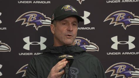 John Harbaugh Discusses QB Lamar Jackson, Injury Status | quarterback ...