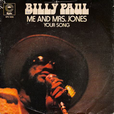 Billy Paul - Me and Mrs. Jones (7"si NL 1972) - Het Plaathuis