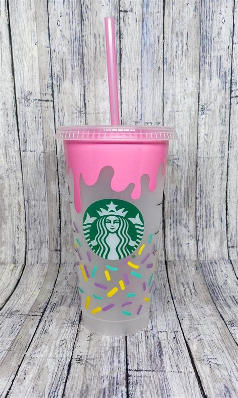 Sprinkles Starbucks Cup l Coffee Tumbler l Donut Starbucks cup | Etsy ...