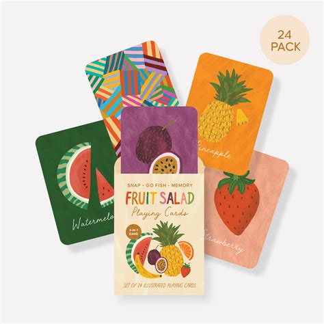 Fruit Salad Playing Cards – Everyday Wonders