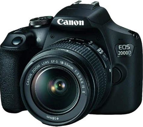 Canon EOS 2000D 18-55 IS, 24.1 MP, DSLR Camera, Black: Buy Online at ...